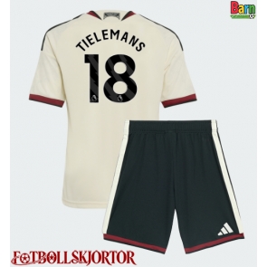 Manchester United Youri Tielemans #18 Tredje Kläder Barn 2026-27 Kortärmad (+ Korta byxor)